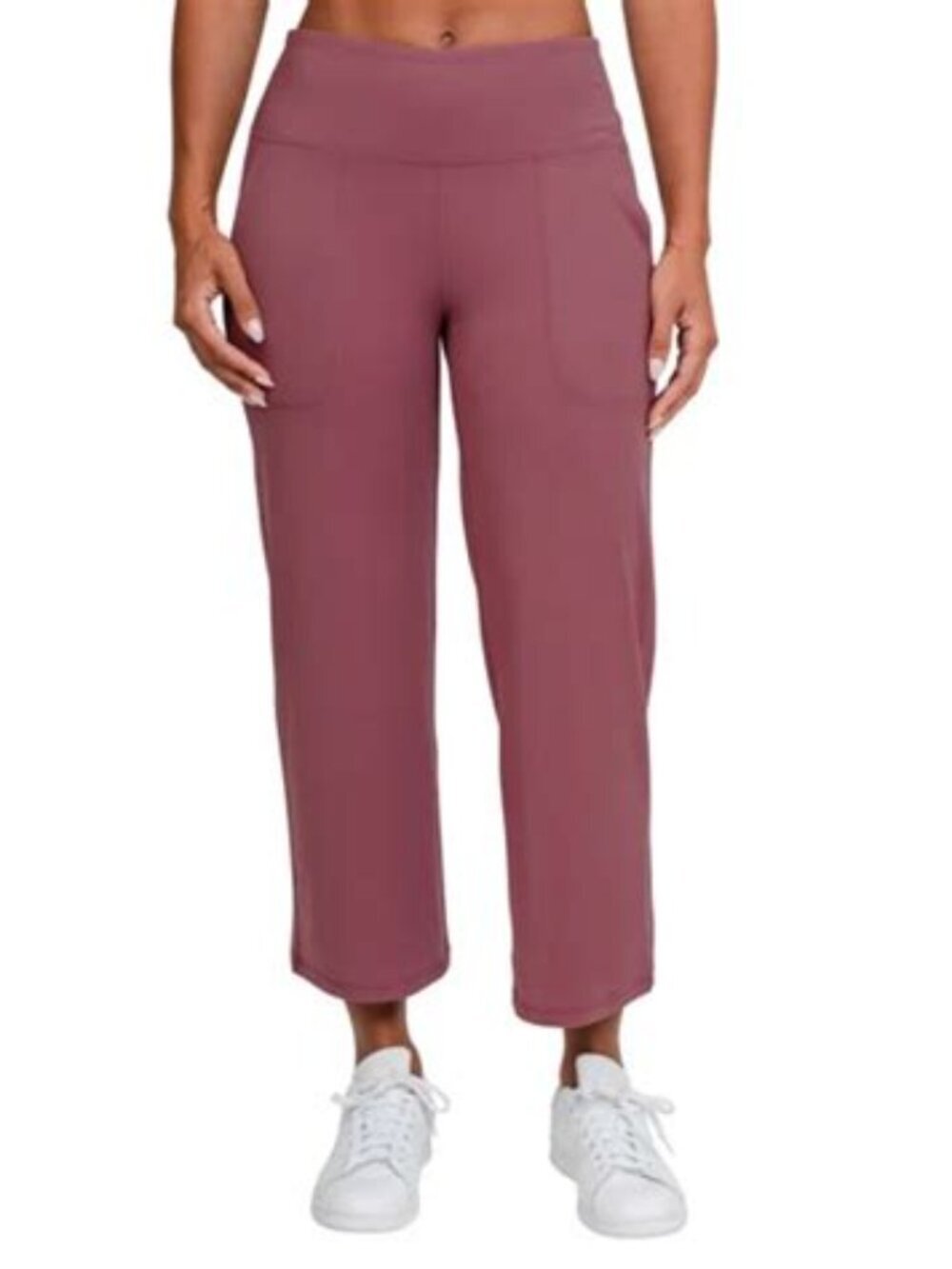 TUFF VEDA - Women's Wide Leg Crop Pant large
